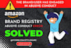 fix amazon brand registry issues to get brand approval