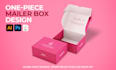 do print ready design for tuck in front box in 24 hours