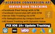 fix or setup facebook pixel conversion api with gtm, server side tracking