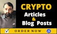 be your best crypto and blockchain articles writer