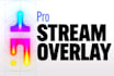 design professional animated twitch overlay and logo