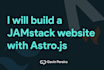 build an elegant jamstack website with astro js