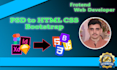 do psd to html, html css, javascript, bootstrap website