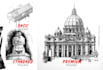 draw architectural or urban sketches by hand in pen and ink