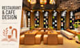 design cafe and restaurant interiors with layout and 3d views