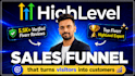setup gohighlevel funnel workflow and ghl website automation
