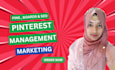 create SEO optimized pins and boards as your pinterest marketing manager