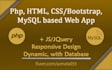 do php mysql html css bootstrap programming and web application
