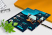 design unique flyer, brochure and menu card