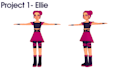 make a custom cartoony low poly character for your game