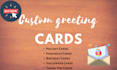 do custom greeting cards or invitation cards