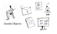 create hand drawn doodles and doodle art for any purpose
