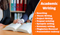 do summary writing and research