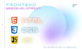 do frontend web development in HTML CSS javascript