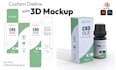 custom dieline with 3dmockup