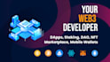 develop web3 dapp, staking, nft marketplace web and mobile