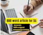 write accomplished and accurate blog posts and articles