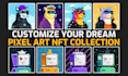 create quality pixel art nft collection