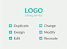 duplicate, design, edit, modify, change logo perfectly