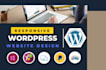 design a responsive wordpress website landing page for your business