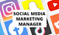 be your tiktok, instagram, facebook, youtube manager 2025 social media manager