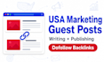 write and publish USA marketing blog guest posts with backlinks