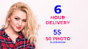 make dynamic photo slideshow video with text overlay