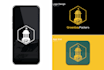 design modern mobile app logo or custom icons and favicon