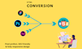 convert PSD to html, xd to html and figma to html website with responsive design