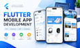 develop flutter mobile app for ios and android