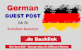 publish germen guest post, de guest post on high quality german blog