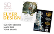 design a professional promotional flyer for your business