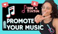 use your music on my tiktok videos, 190 k
