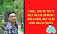write your self development wellness articles