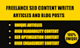 your technical SEO content writer and freelance content writers