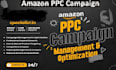 setup your ppc campaigns on amazon, ebay, walmart