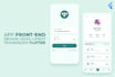 develop front end UI for android and ios apps with flutter