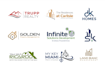 design modern real estate, construction logo