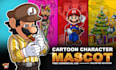 draw custom character cartoon style, character ilustration for clothing brand