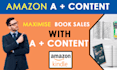 design a plus content kdp for kindle books and amazon