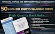 submit your infographics and image  50 image submission sites
