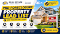 generate preforeclosure and foreclosure real estate leads
