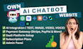 build an all in one ai chatbot website with subscriptions