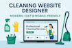 be your professional cleaning company website designer