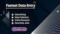 clean and precise data entry work