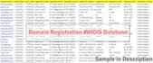 provide domain registration whois database
