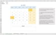 provide excel calendar template