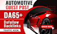 do automotive guest post, auto guest post on my da65 car blog