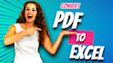 convert PDF to xlsx in the format that you want