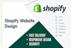 build classy shopify dropshipping store, website